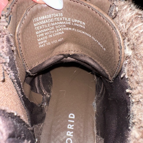 Torrid Brown Pleather Women’s Boots Size 9 - Picture 5 of 5